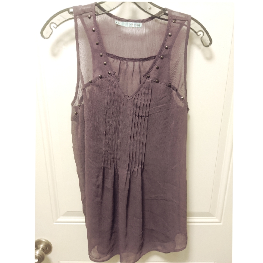 Purple Studded Tank